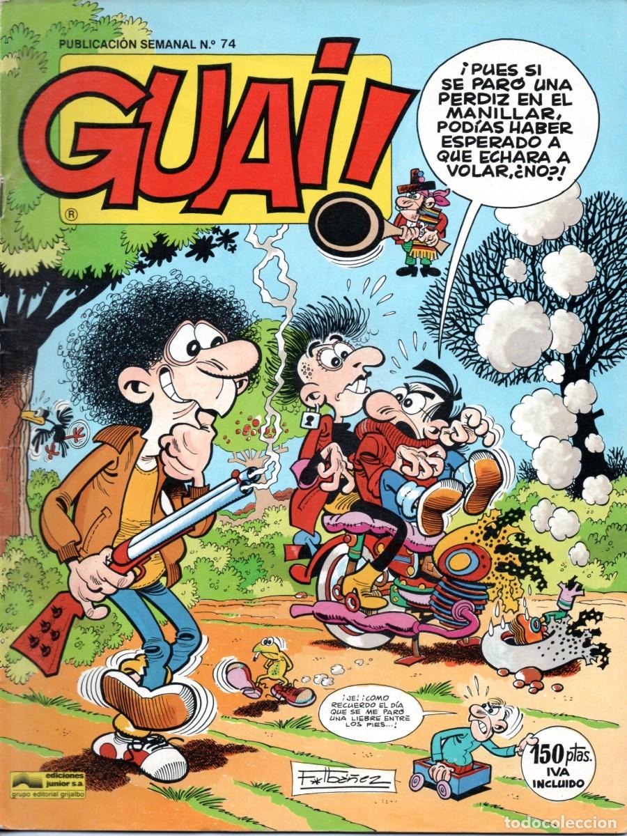 C&oacute;mics: COMIC GUAI ! N&ordm; 74 -ED. JUNIOR (GRUPO GRIJALBO)- 150 PTAS. A&Ntilde;O 1987