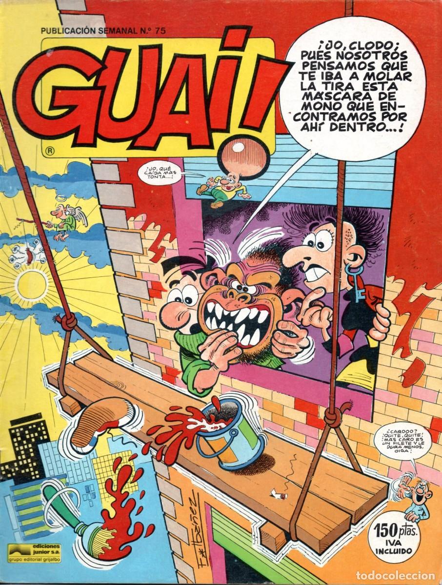 C&oacute;mics: COMIC GUAI ! N&ordm; 75 -ED. JUNIOR (GRUPO GRIJALBO)- 150 PTAS. A&Ntilde;O 1987