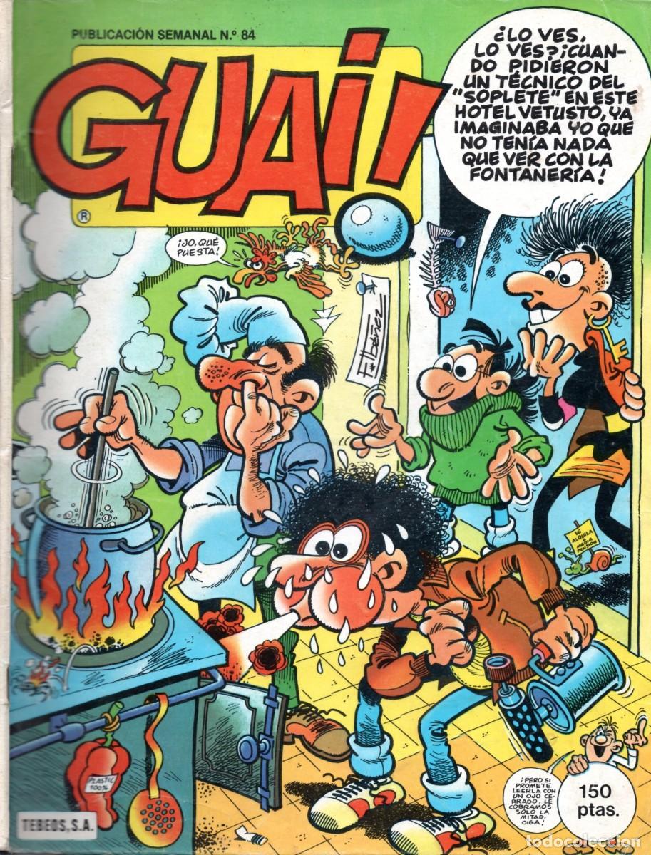C&oacute;mics: COMIC GUAI ! N&ordm; 84 -ED. JUNIOR (GRUPO GRIJALBO)- 150 PTAS. A&Ntilde;O 1987