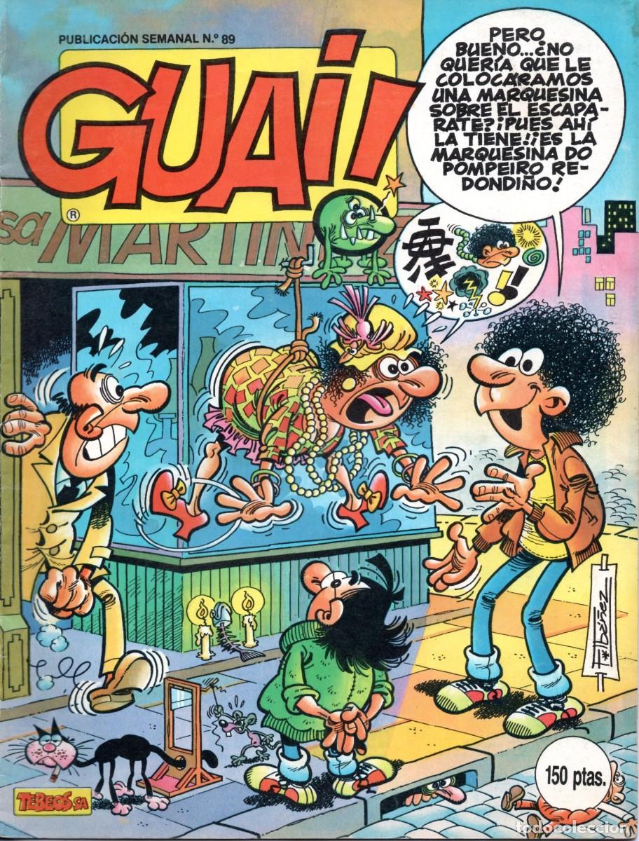 C&oacute;mics: COMIC GUAI ! N&ordm; 89 -ED. JUNIOR (GRUPO GRIJALBO)- 150 PTAS. A&Ntilde;O 1987