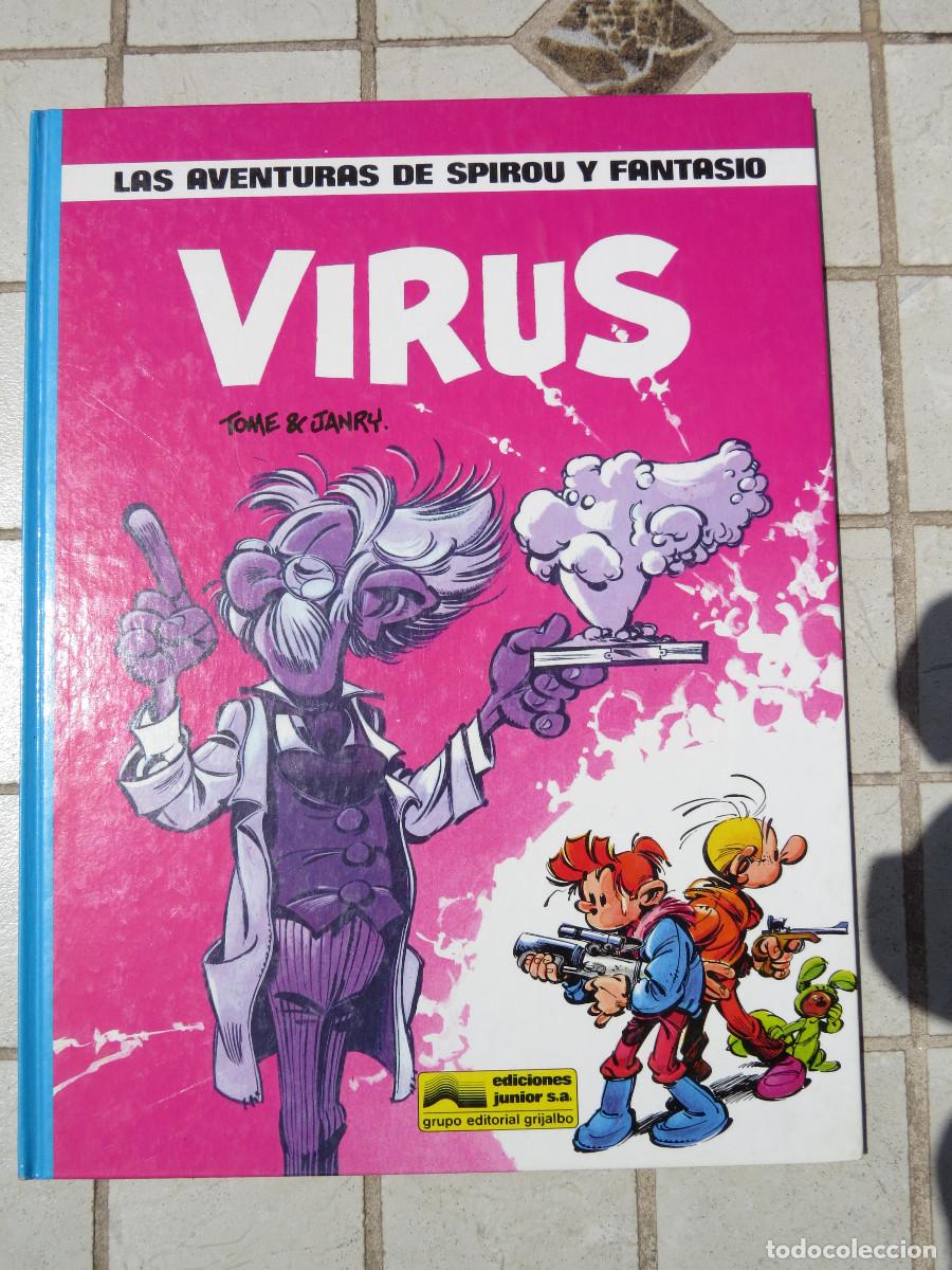 C&oacute;mics: Las aventuras de Spirou y Fantasio 19 Virus 1989 Junior Grijalbo