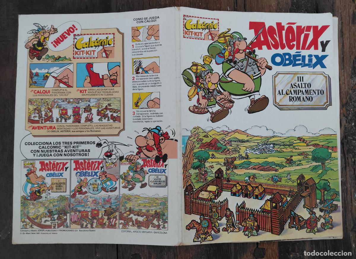C&oacute;mics: Asterix Kit-Kit Calcomic III Asalto al campamento romano