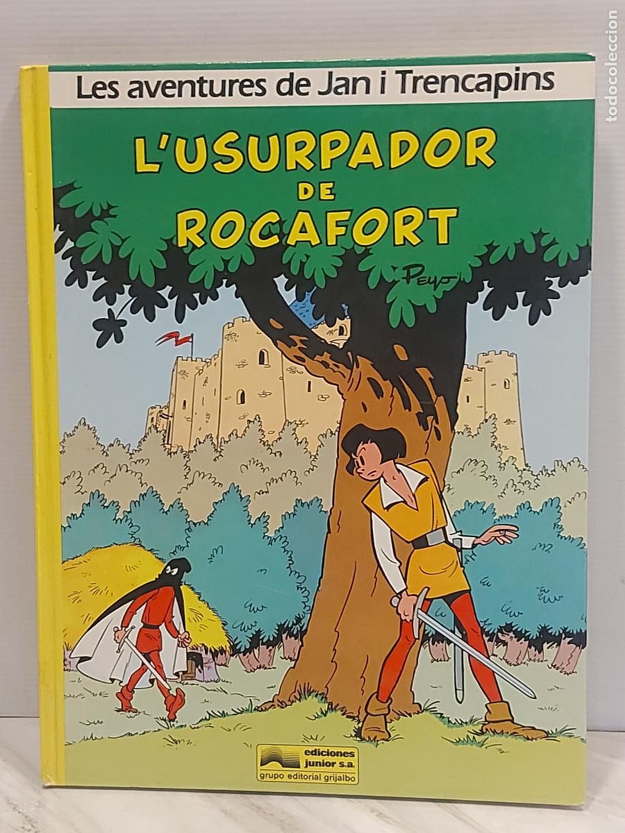 C&oacute;mics: JAN I TRENCAPINS / L'USURPADOR DE ROCAFORT / EDICIONES JUNIOR-1086 / BUEN ESTADO / BIBLIOTECA