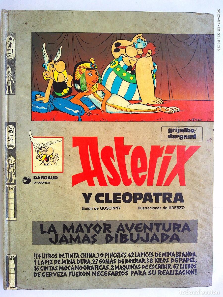 C&oacute;mics: ALBUM DE ASTERIX : ASTERIX Y CLEOPATRA . DE GOSCINNY - UDERZO . GRIJALBO / DARGAUD , 1992 . CIRCULO
