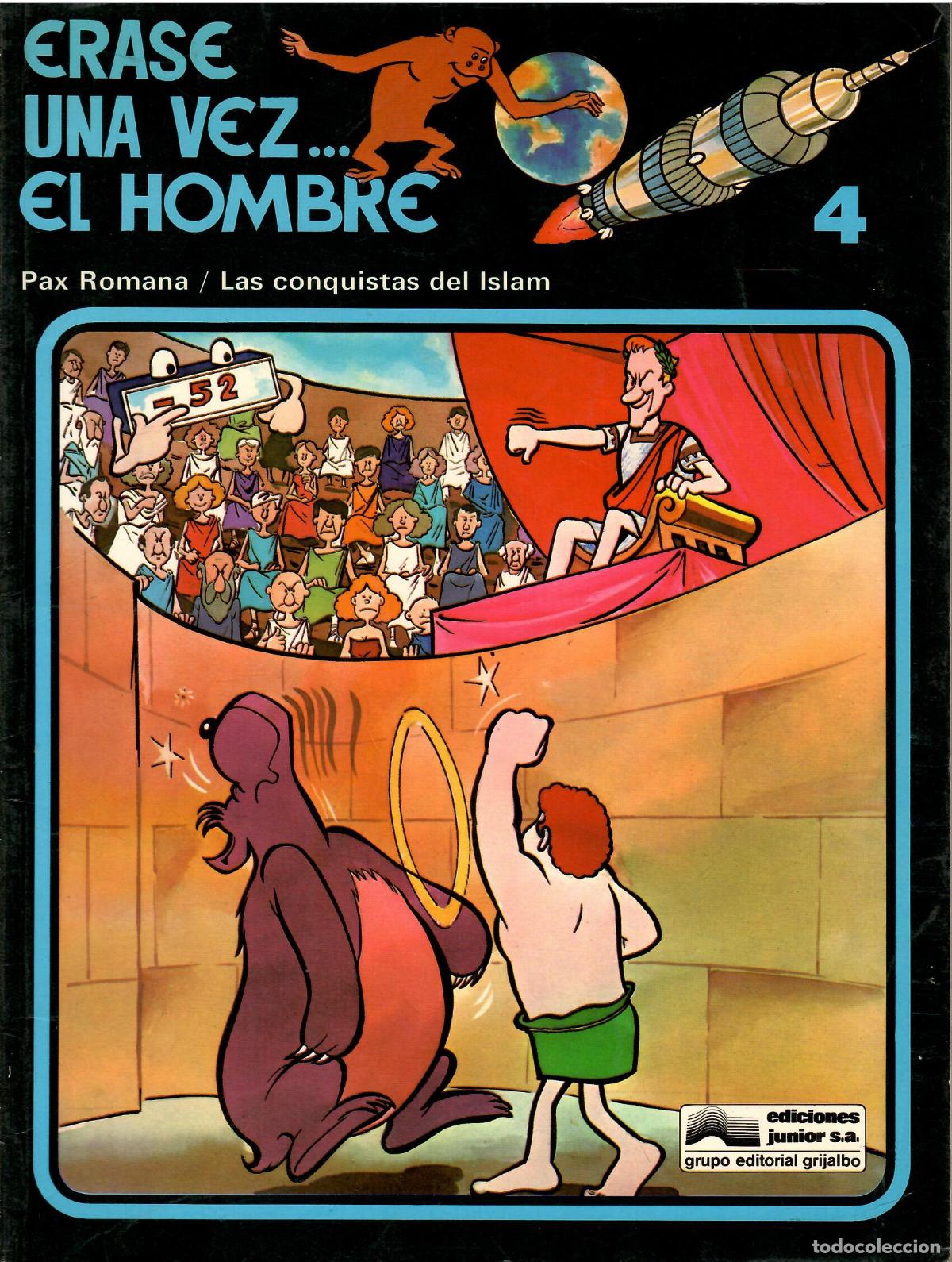 C&oacute;mics: Comic Erase una vez el hombre; Grijalbo, n&ordm; 4