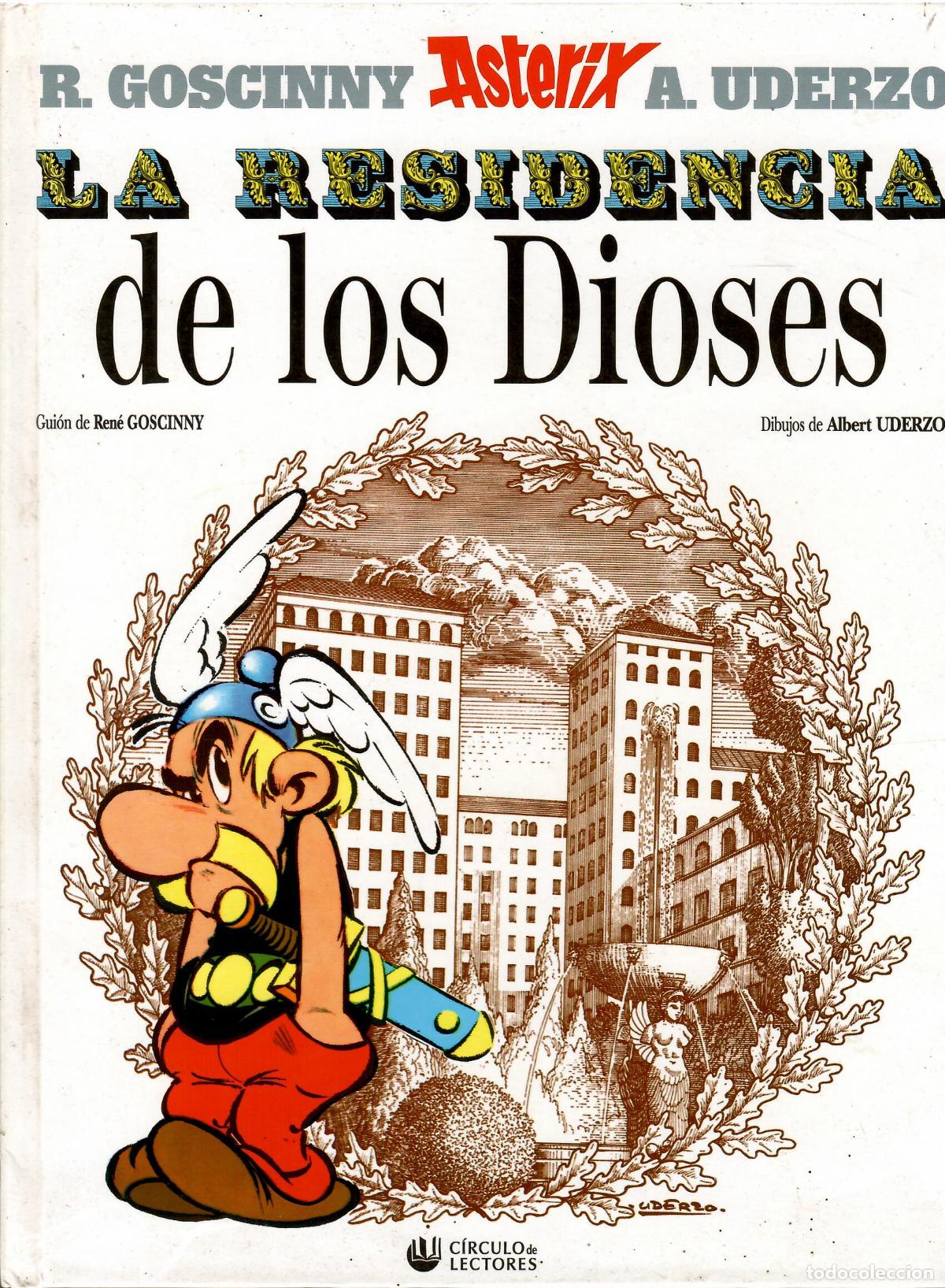 C&oacute;mics: Comic Asterix: La residencia de los Dioses - Circulo de Lectores, tapas duras