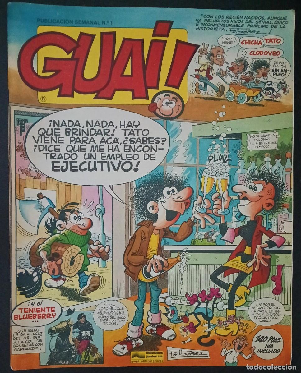 C&oacute;mics: GUAI!-JUNIOR- N&ordm; 1 -GRAN N&Uacute;MERO-RAF-M.SCHMIDT-SEGURA-IB&Aacute;&Ntilde;EZ-BLUEBERRY-AST&Eacute;RIX-L. LUKE-LEA-VEA-1642