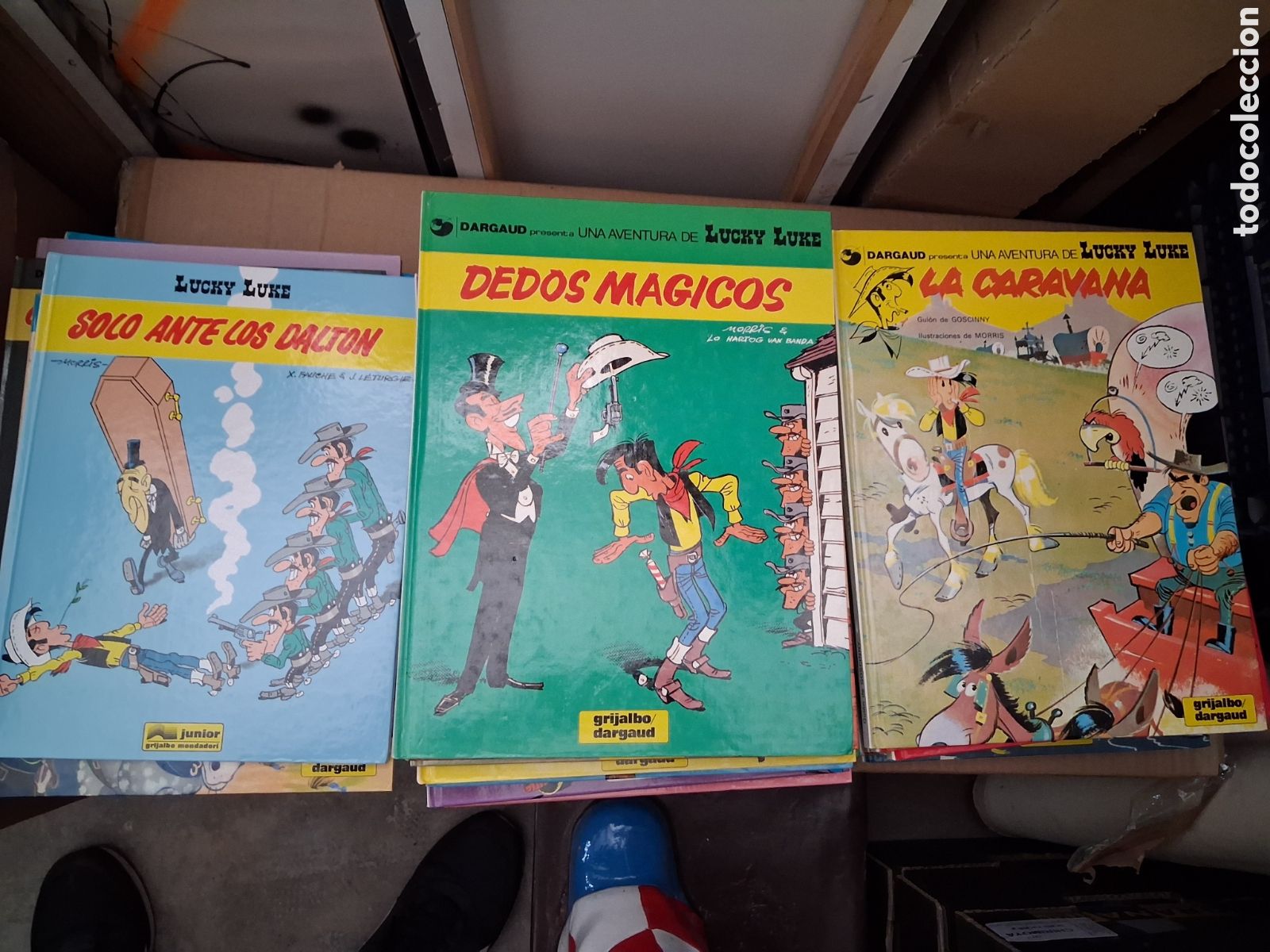 C&oacute;mics: LOTE 55 COMIC TBO DIFERENTES LUCKY LUKE GRIJALBO TAPA DURA COLECCION COMPLETA