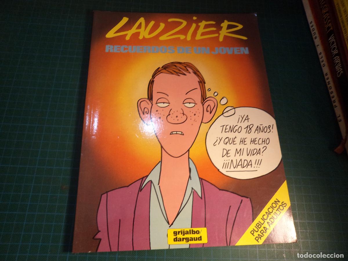C&oacute;mics: Lauzier. Recuerdos de un joven. Grijalbo. Rustica.