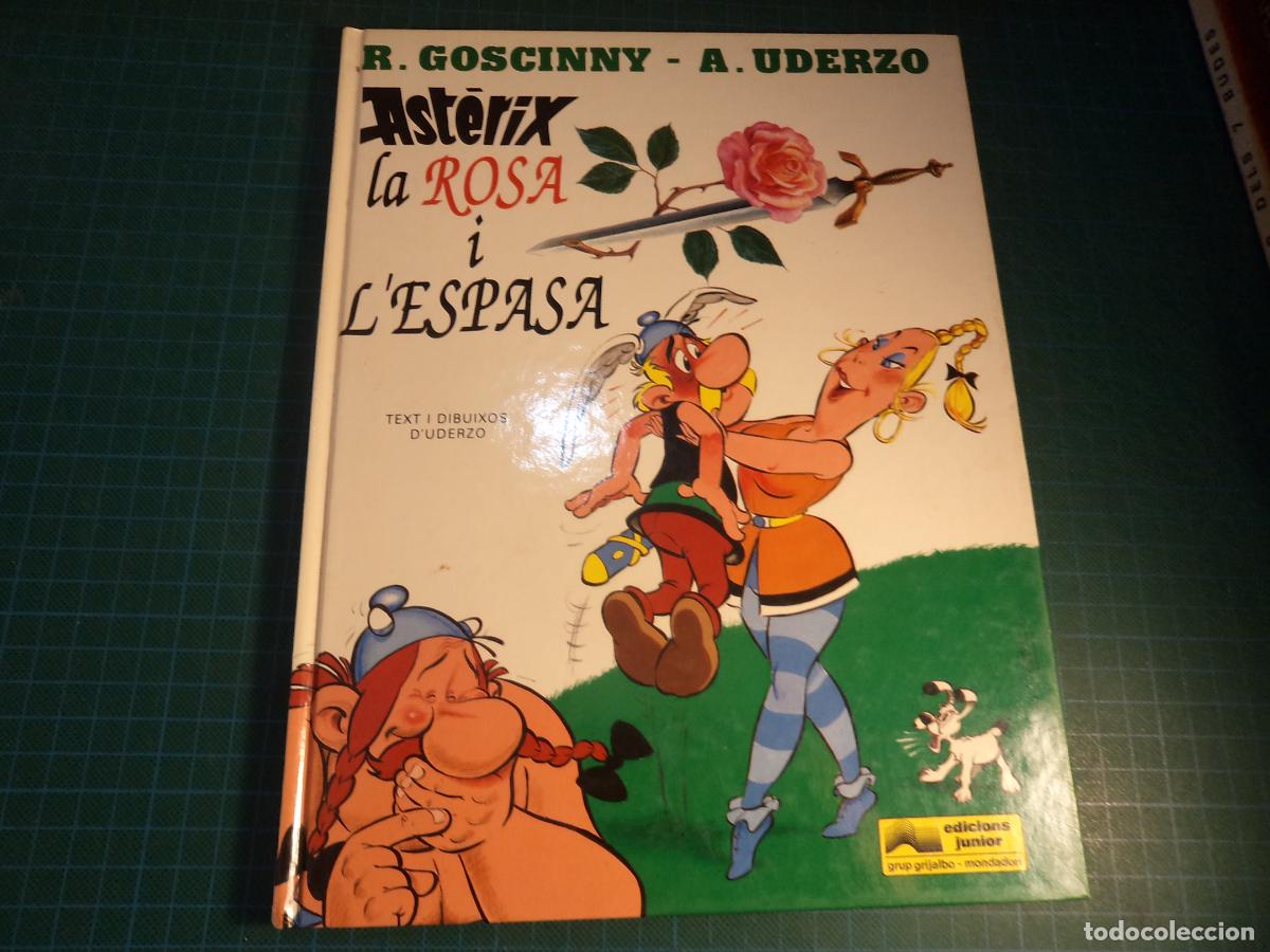 C&oacute;mics: Asterix. La rosa i l'espasa. Grijalbo. En catalan.