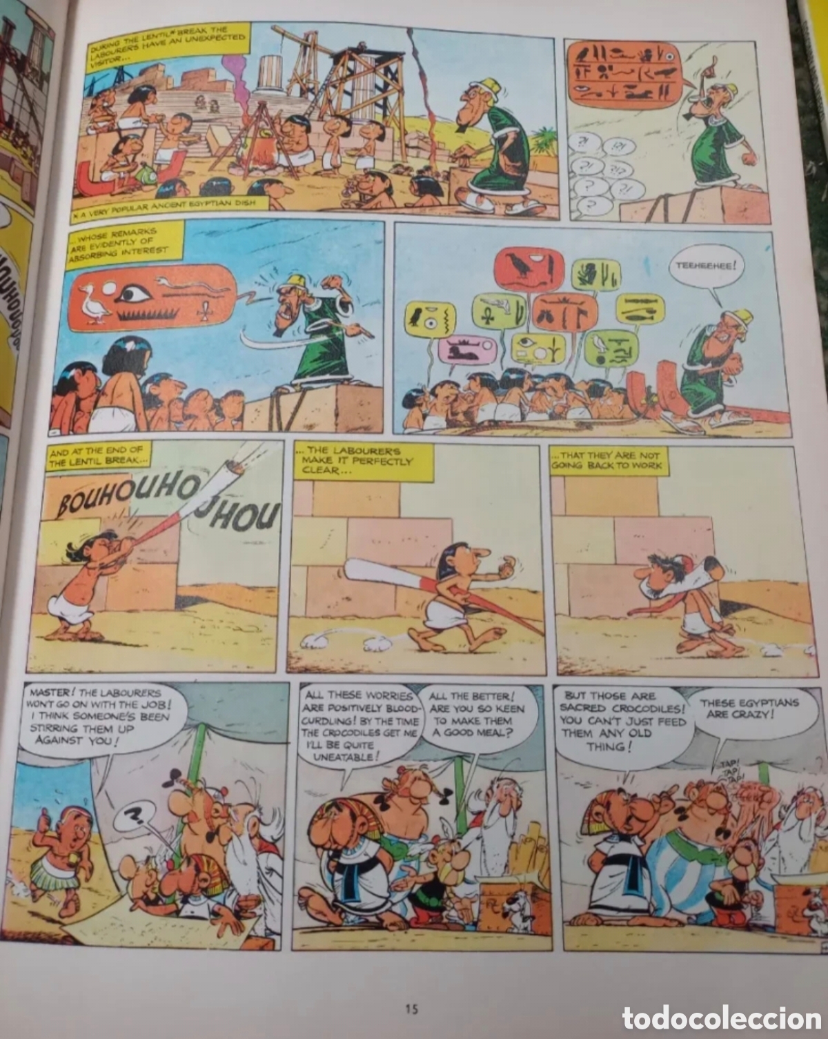 C&oacute;mics: LOTE 3 C&Oacute;MICS DE ASTERIX EN INGL&Eacute;S - EDICIONES DEL PRADO (STUDY COMICS) - N&Uacute;MEROS A.3, A.11 y A.12 - Foto 2
