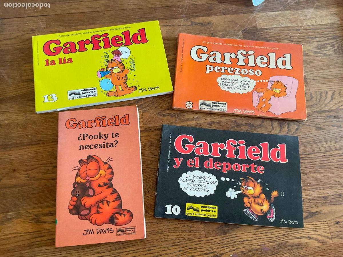 C&oacute;mics: LOTE 4 EJEMPLARES GARFIELD - GRIJALBO