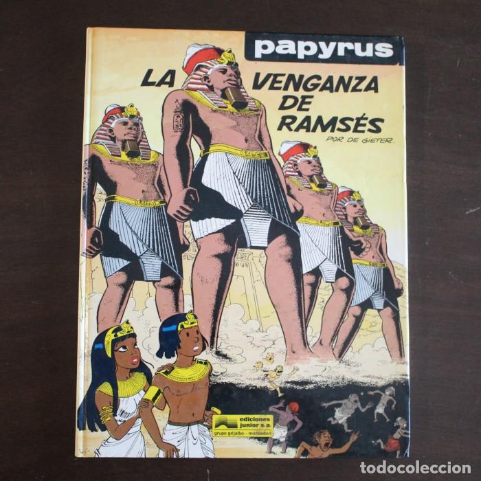 C&oacute;mics: PAPYRUS 7 LA VENGANZA DE RAMSES, GIETER. JUNIOR GRIJALBO 1990 TAPA DURA