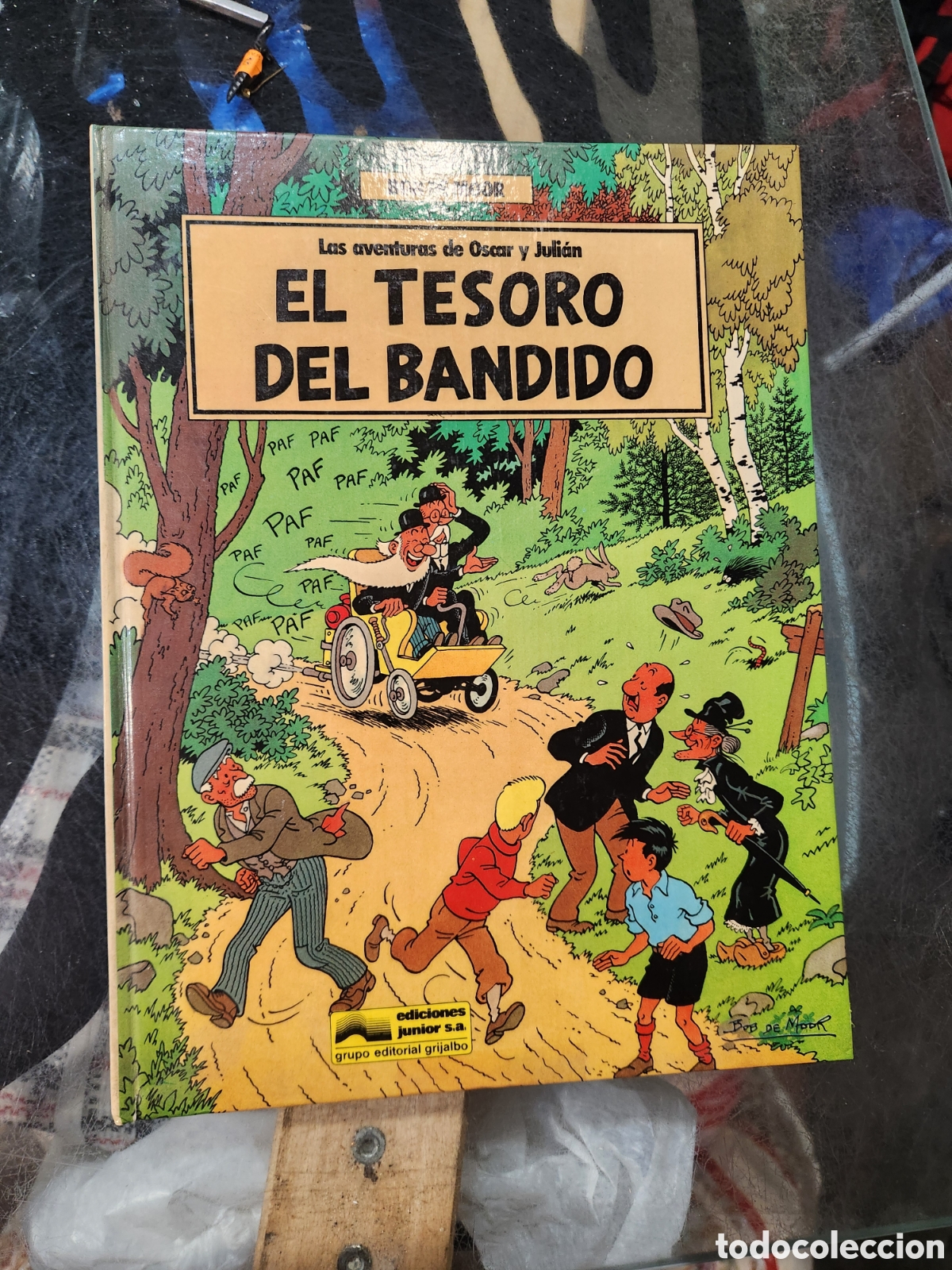 C&oacute;mics: COMIC EL TESORO DEL BANDIDO. LAS AVENTURAS DE OSCAR Y JULIAN. GRIJALBO. 1987.