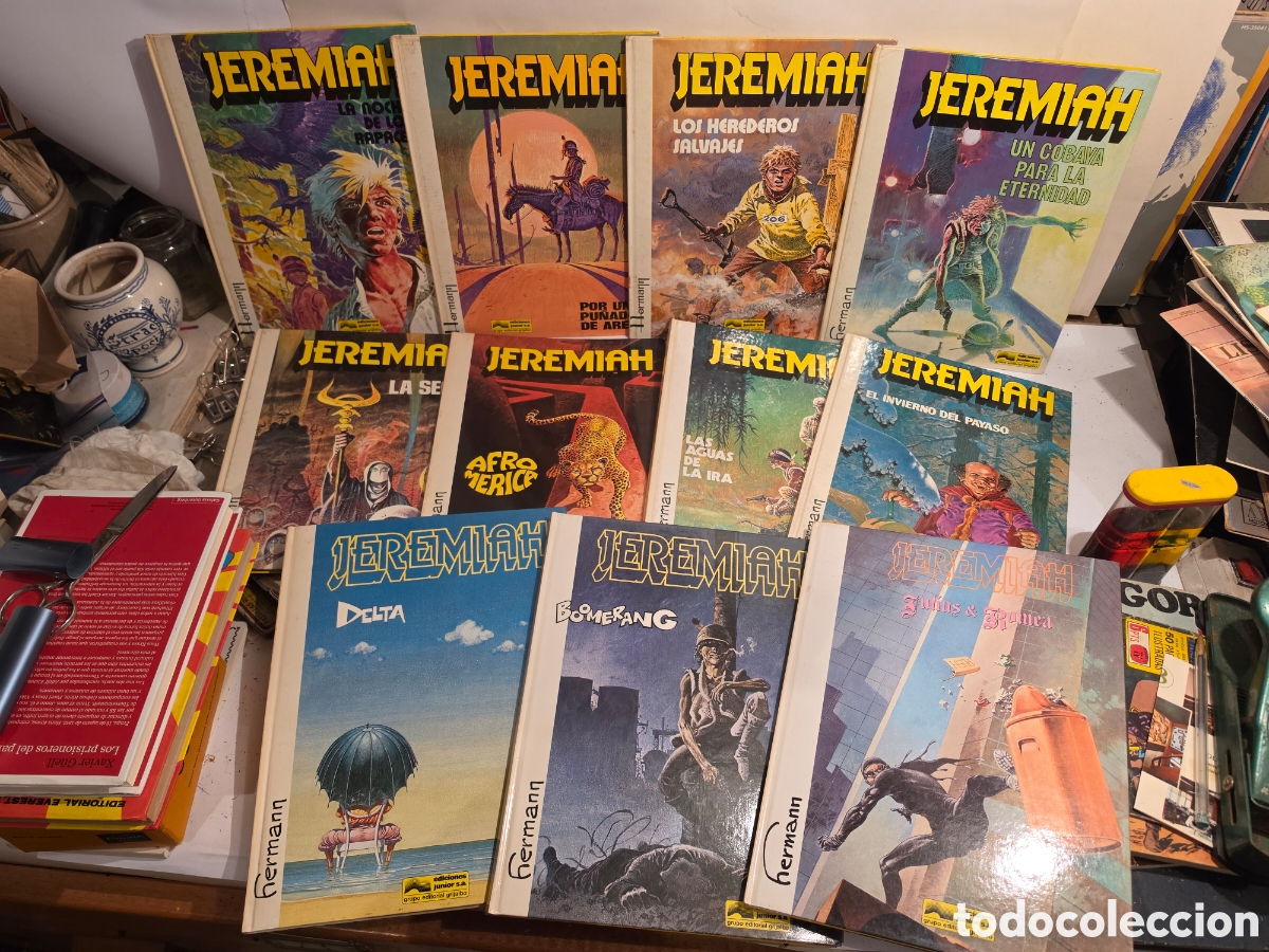 C&oacute;mics: JEREMIAH. HERMANN. GRIJALBO. COLECCION 11 PRIMEROS EJEMPLARES.