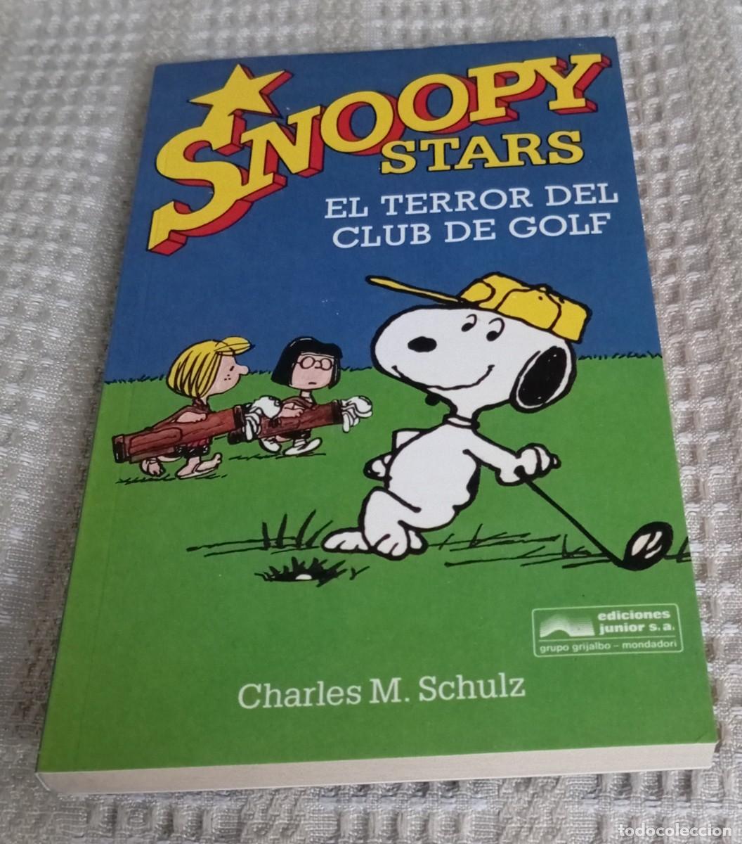 C&oacute;mics: Libro 1991 comic tiras PEANUTS SNOOPY STARS. EL TERROR DEL CLUB DE GOLF. Charles M. Schulz.