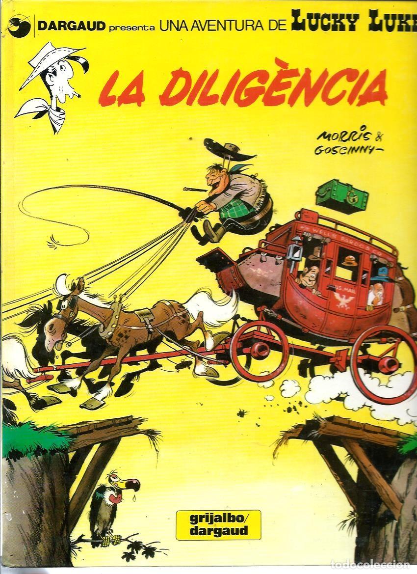 C&oacute;mics: GOSCINNY I MORRIS - LUCKY LUKE N&ordm; 24 - LA DILIGENCIA - GRIJALBO 1989 - EN CATALA - BE