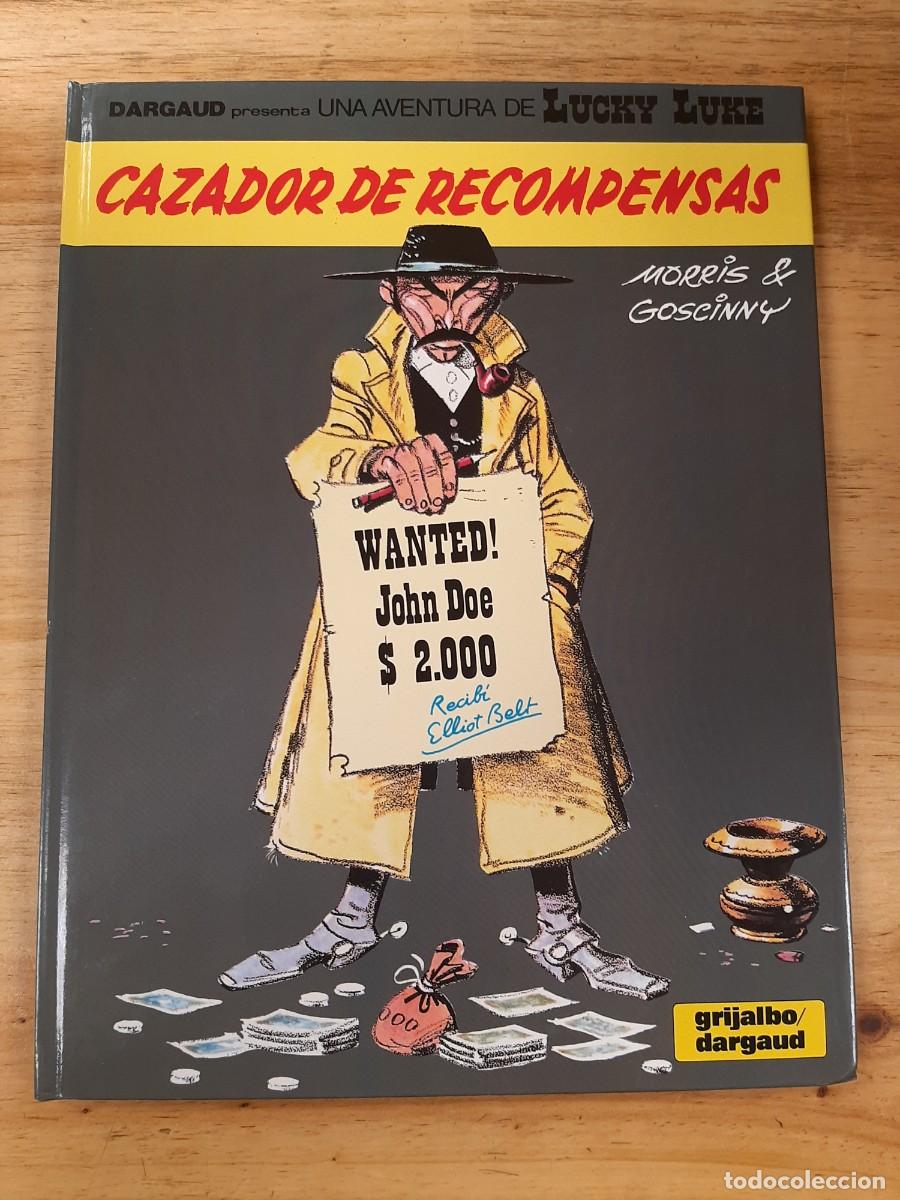 C&oacute;mics: Cazador de recompensas - Lucky Luke - Morris y Goscinny - Editorial Grijalbo