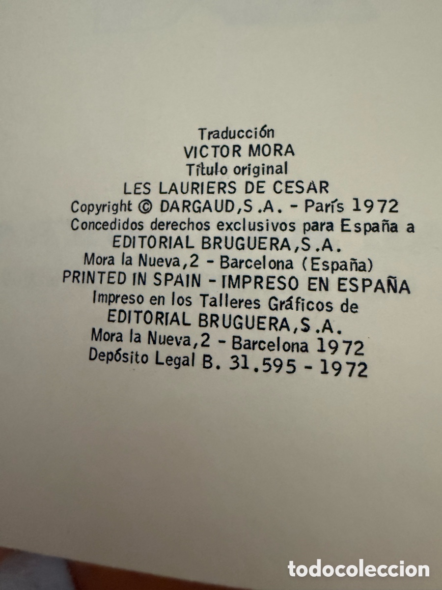C&oacute;mics: ASTERIX Los LAURELES DEL C&Eacute;SAR. PILOTE 1972 - Foto 4