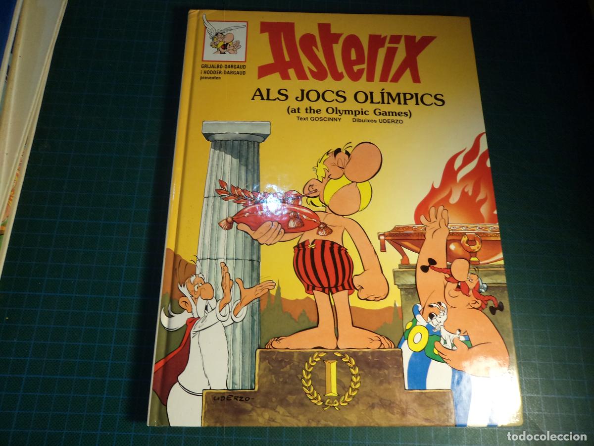 C&oacute;mics: Asterix als Jocs Olimpics (at the Olimpic Games). Grijalbo. En catalan e ingles.