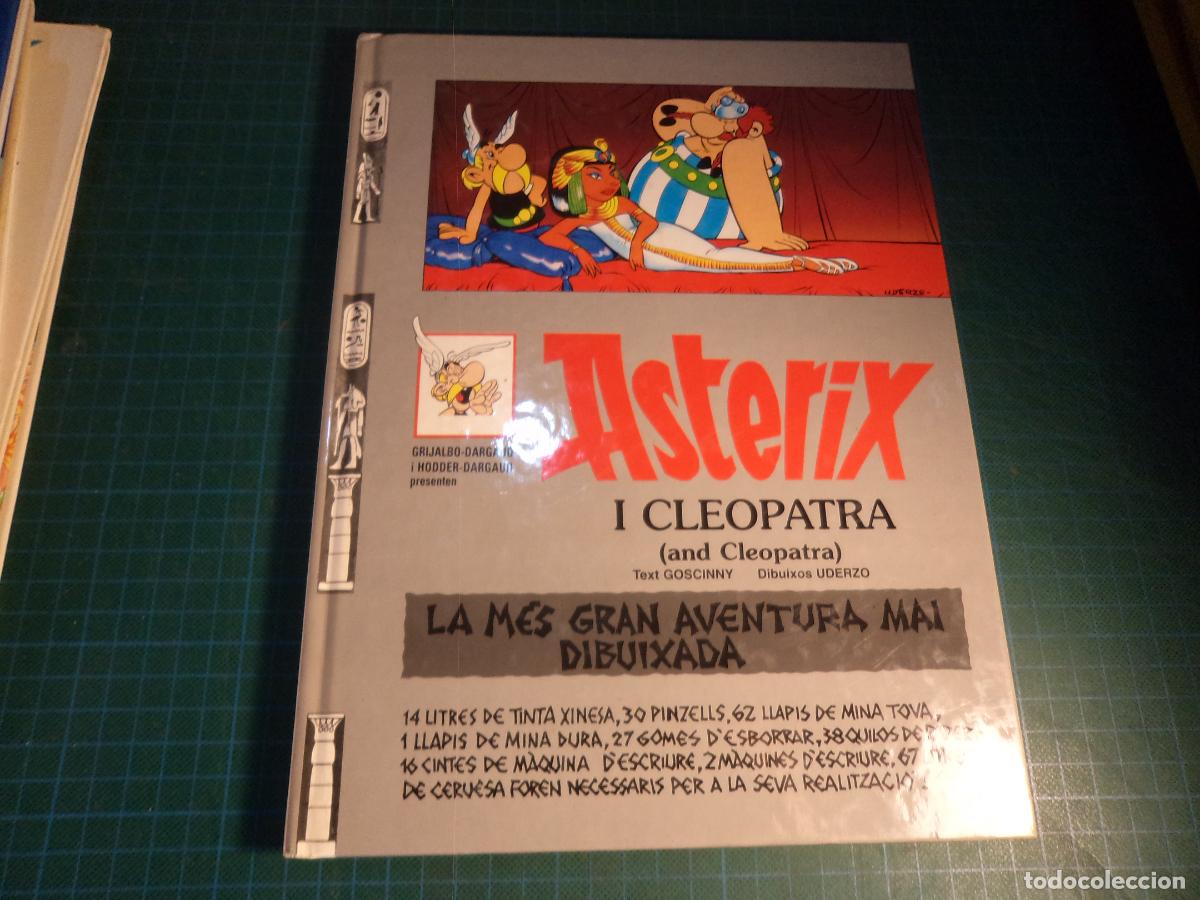 C&oacute;mics: Asterix i Cleopatra (and Cleopatra). Grijalbo. En catalan e ingles.