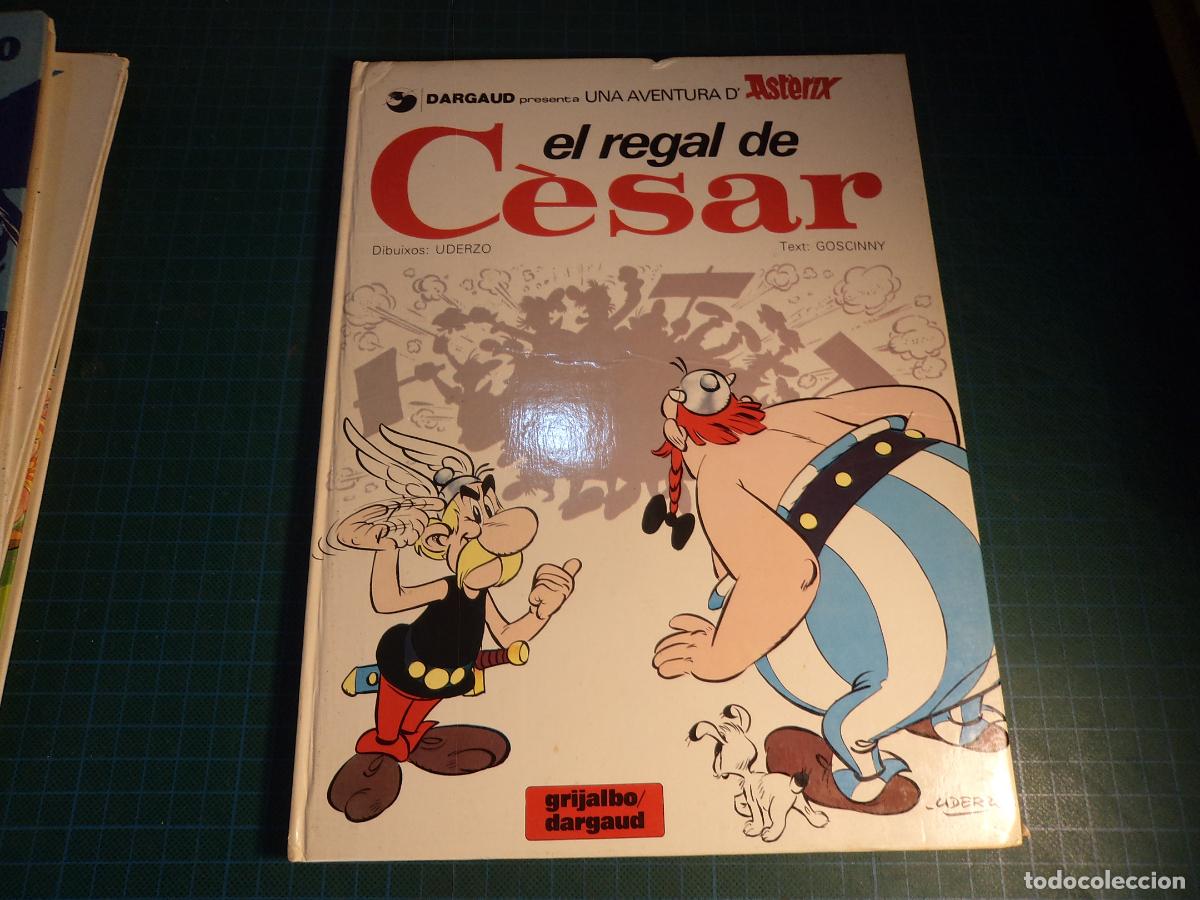 C&oacute;mics: Asterix. El regal de Cesar. Grijalbo. En catalan.