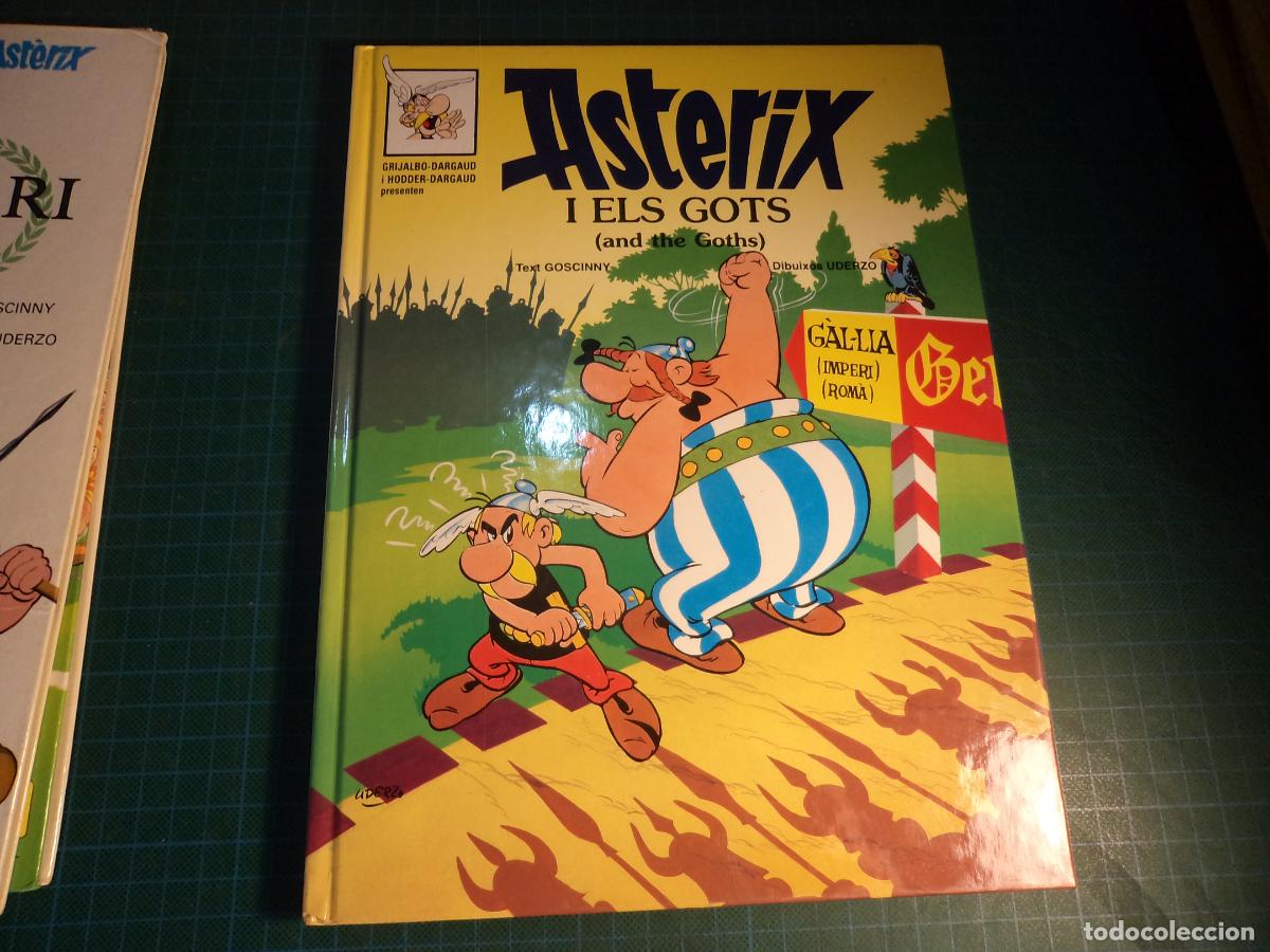 C&oacute;mics: Asterix i els gots (and the goths). Grijalbo. En catalan e ingles.