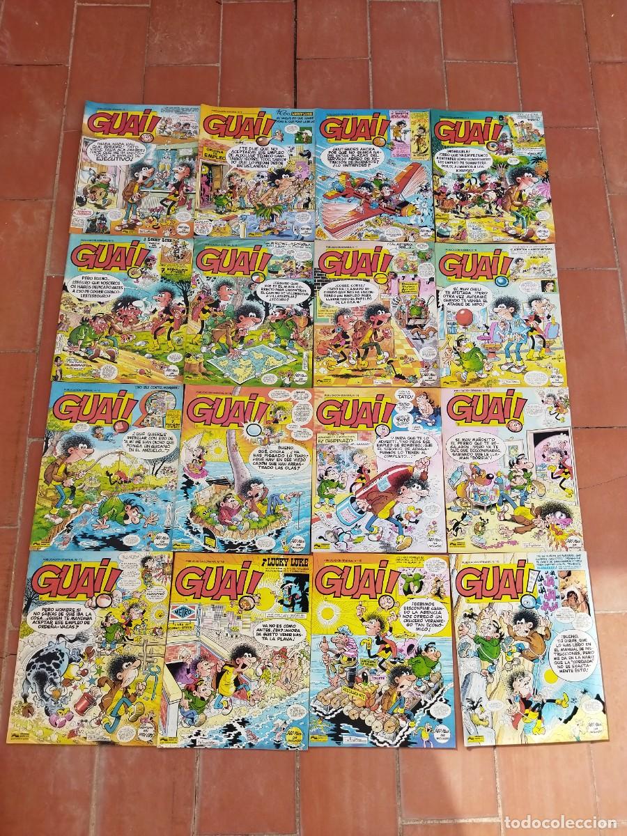 C&oacute;mics: lote de 31 comics GUAI grijalbo n&ordm;del 1 al 16- 18 del 20 al 30 -38-85-139