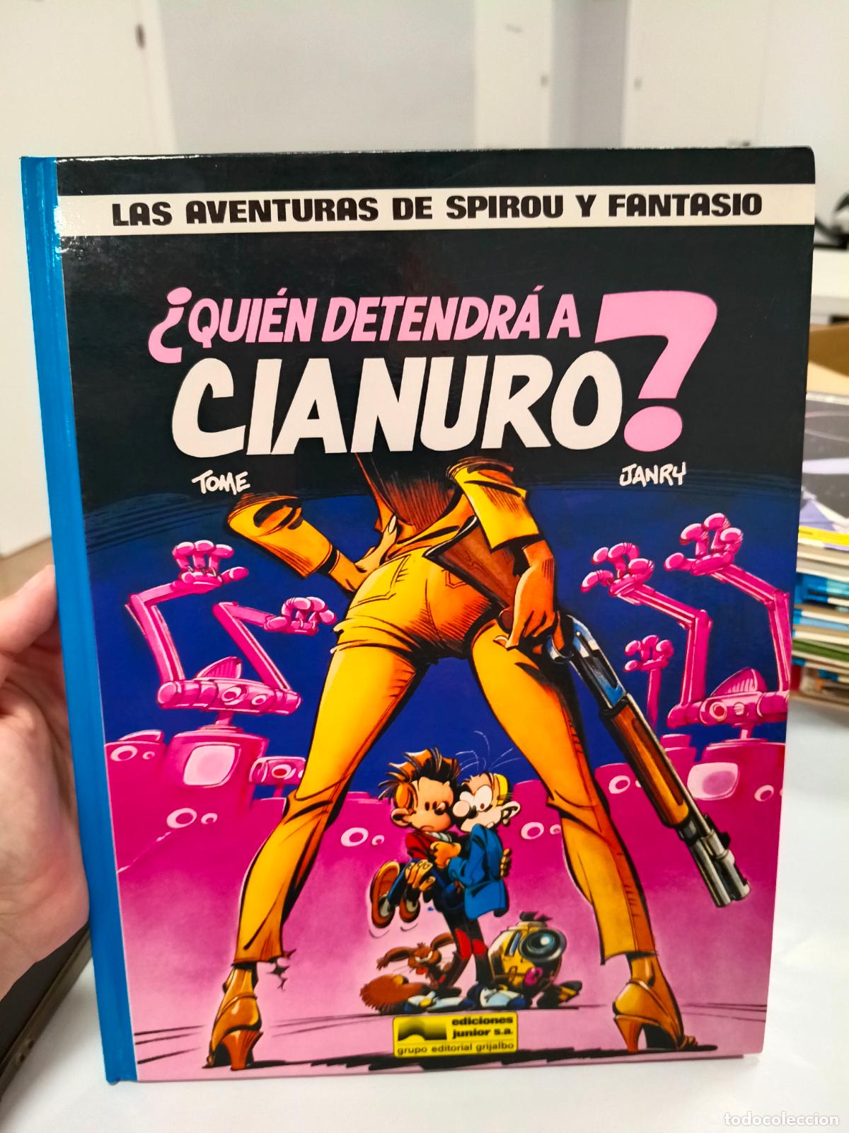 C&oacute;mics: COMIC LAS AVENTURAS DE SPIROU Y FANTASIO QUIEN DETENDRA A CIANURO EDICIONES JUNIOR GRIJALBO
