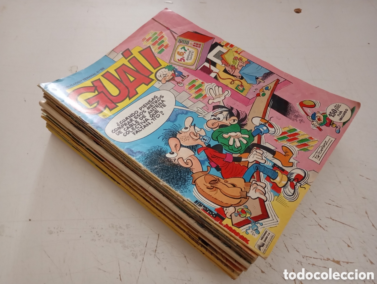 C&oacute;mics: REVISTA GUAI! - LOTE CON 22 N&Uacute;MEROS - EDICIONES JUNIOR