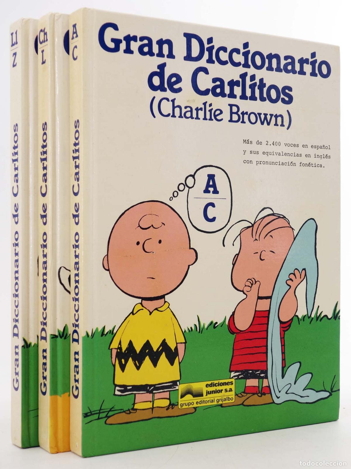 C&oacute;mics: GRAN DICCIONARIO DE CARLITOS 1 A 3. COMPLETA. Junior, 1985