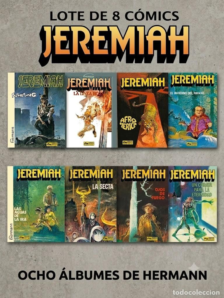 C&oacute;mics: Lote 8 C&oacute;mics JEREMIAH - Hermann - Ediciones Junior (Grijalbo) - Tapa Dura