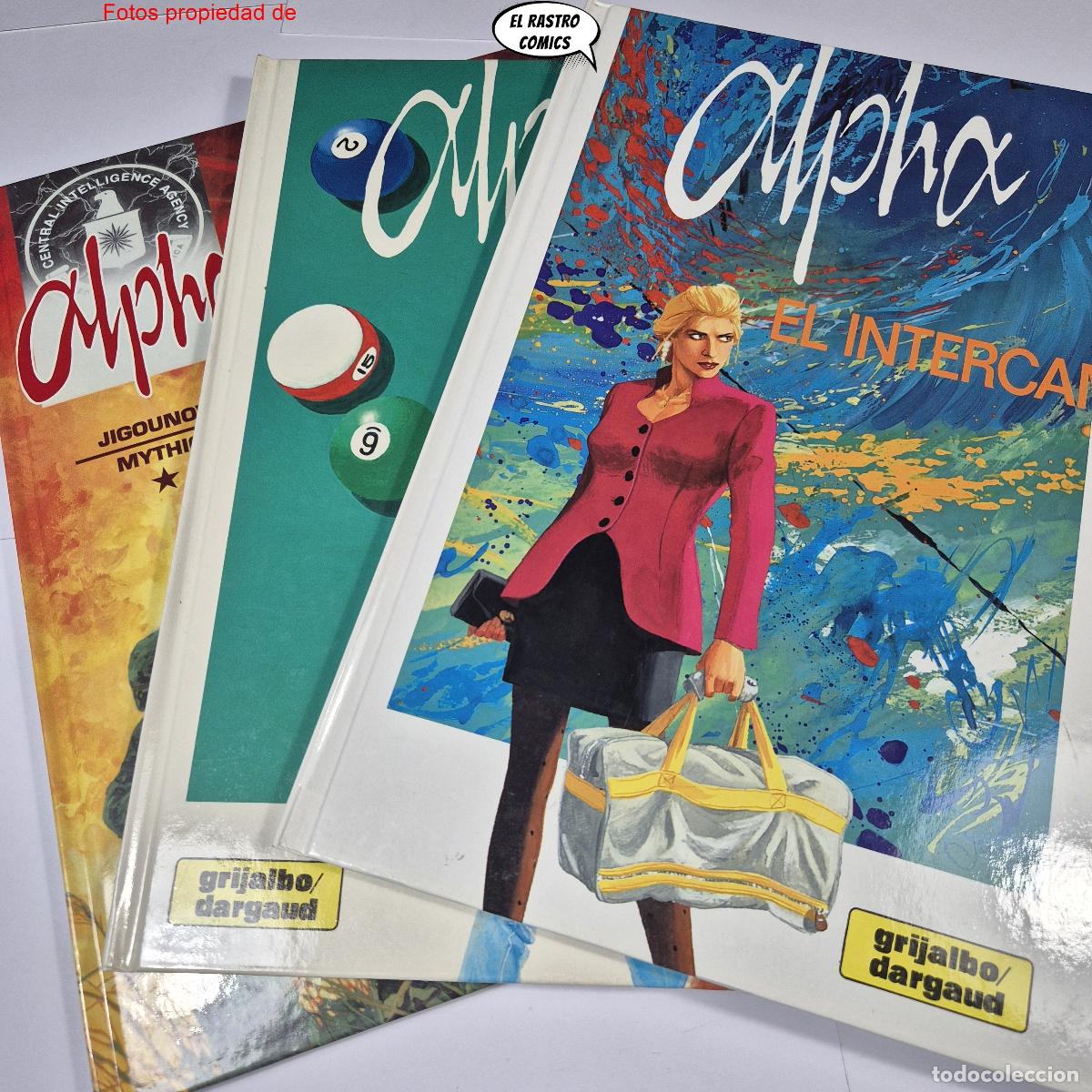 C&oacute;mics: Alpha tomo n&ordm; 1 2 y 3, Colecci&oacute;n completa, Jigounov, Renard, ed Grijalbo / Norma
