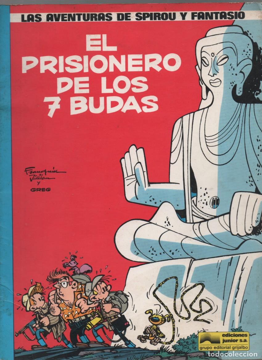 C&oacute;mics: LAS AVENTURAS DE SPIROU Y FANTASIO, N&ordm; 12. EL PRISIONERO DE LOS 7 BUDAS. EDICIONES JUNIOR, 1983