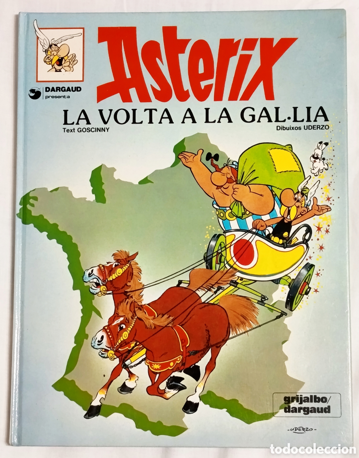 C&oacute;mics: Libro c&oacute;mic Asterix la volta a la Gall.lia, Grijalbo 1984, tapa dura