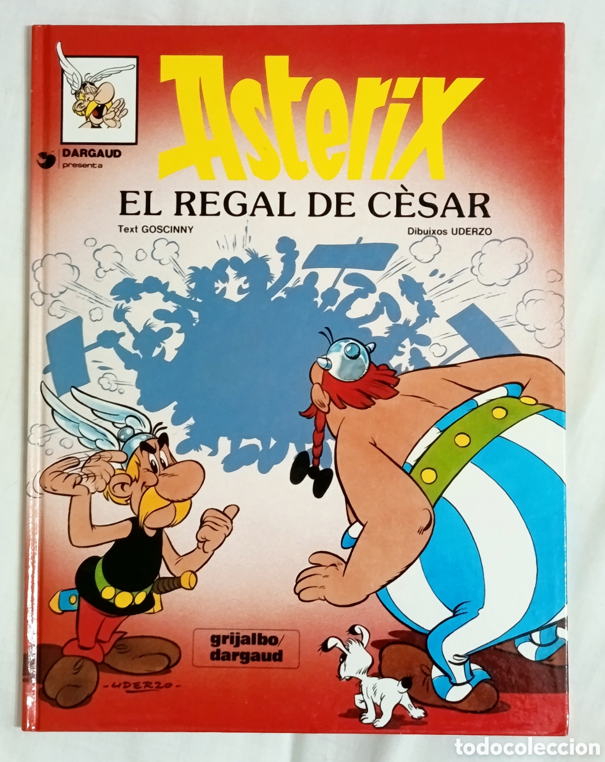 C&oacute;mics: Libro c&oacute;mic Asterix el regal de C&eacute;sar, Grijalbo 1989, tapa dura