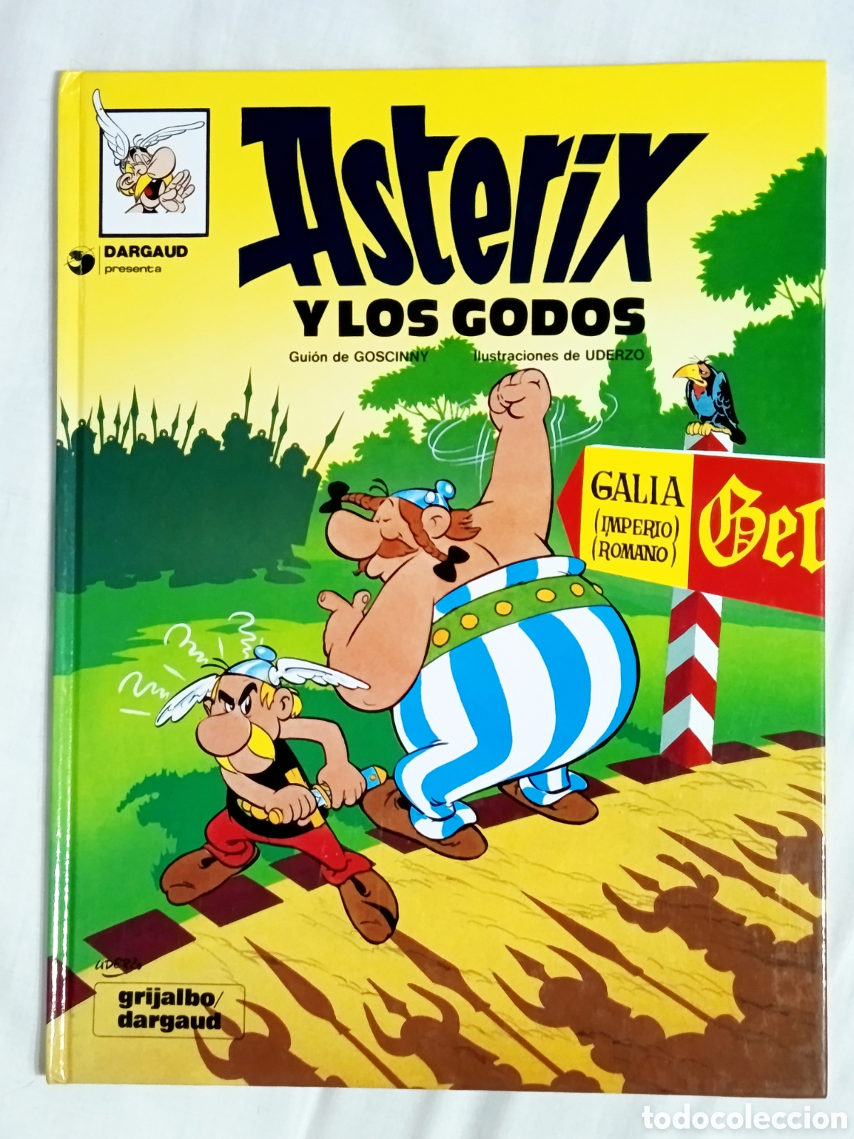 C&oacute;mics: Libro c&oacute;mic Asterix y los Godos, Grijalbo 1991, tapa dura
