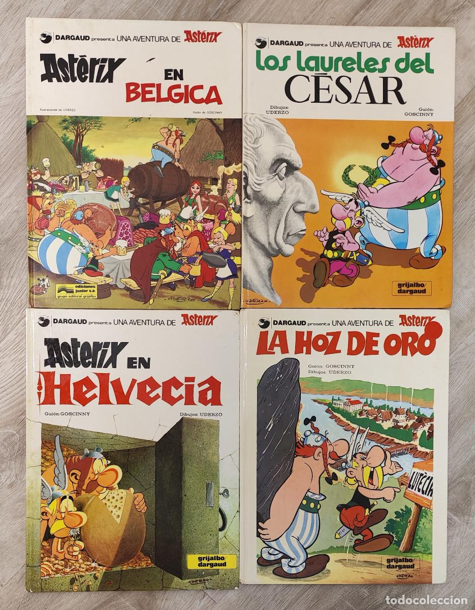 C&oacute;mics: Lote con 4 tomos de Asterix el Galo