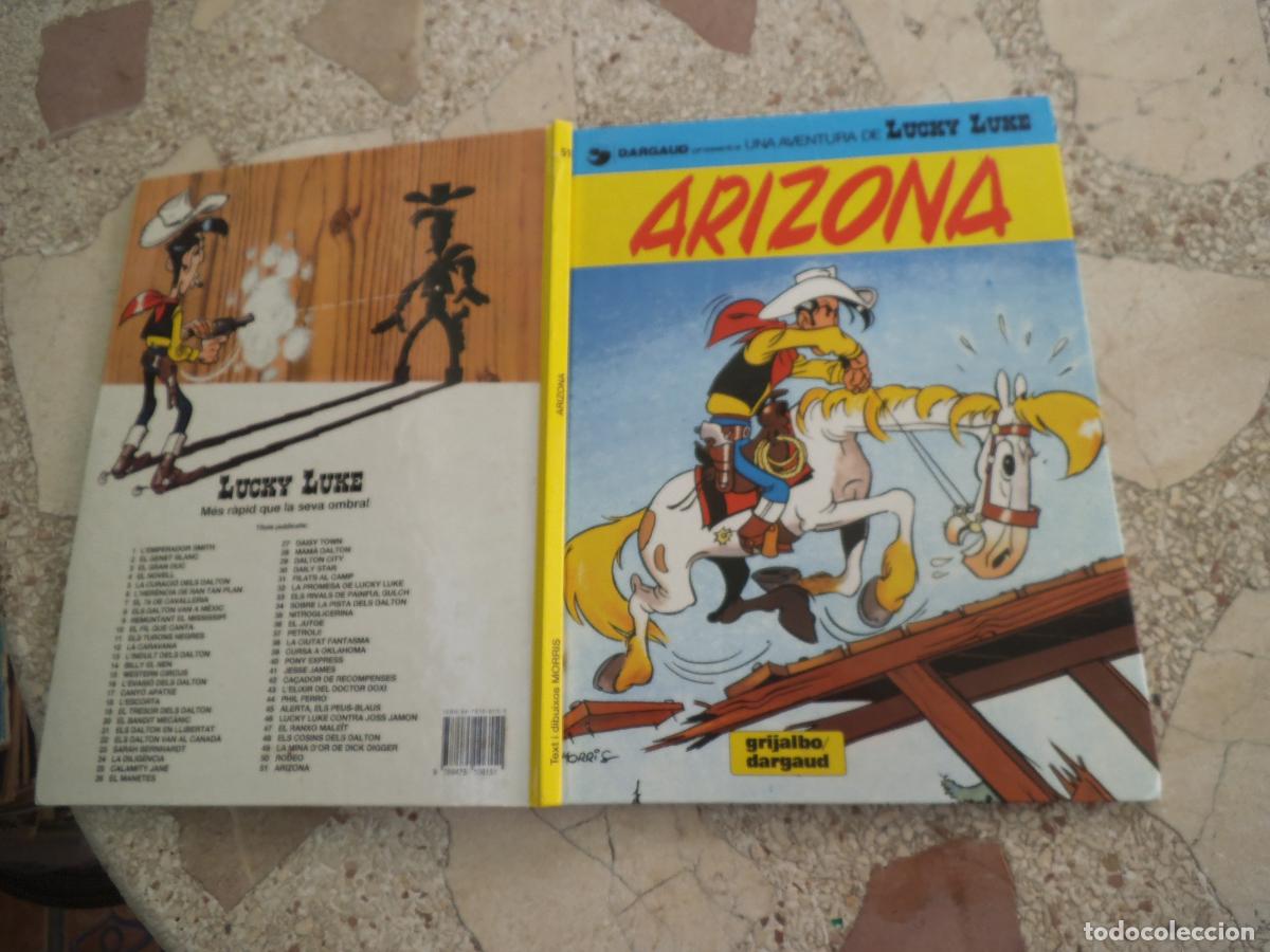C&oacute;mics: lucky luke, n&ordm; 51, arizona, morris, grijalbo/dargaud, 1993. En catal&agrave;