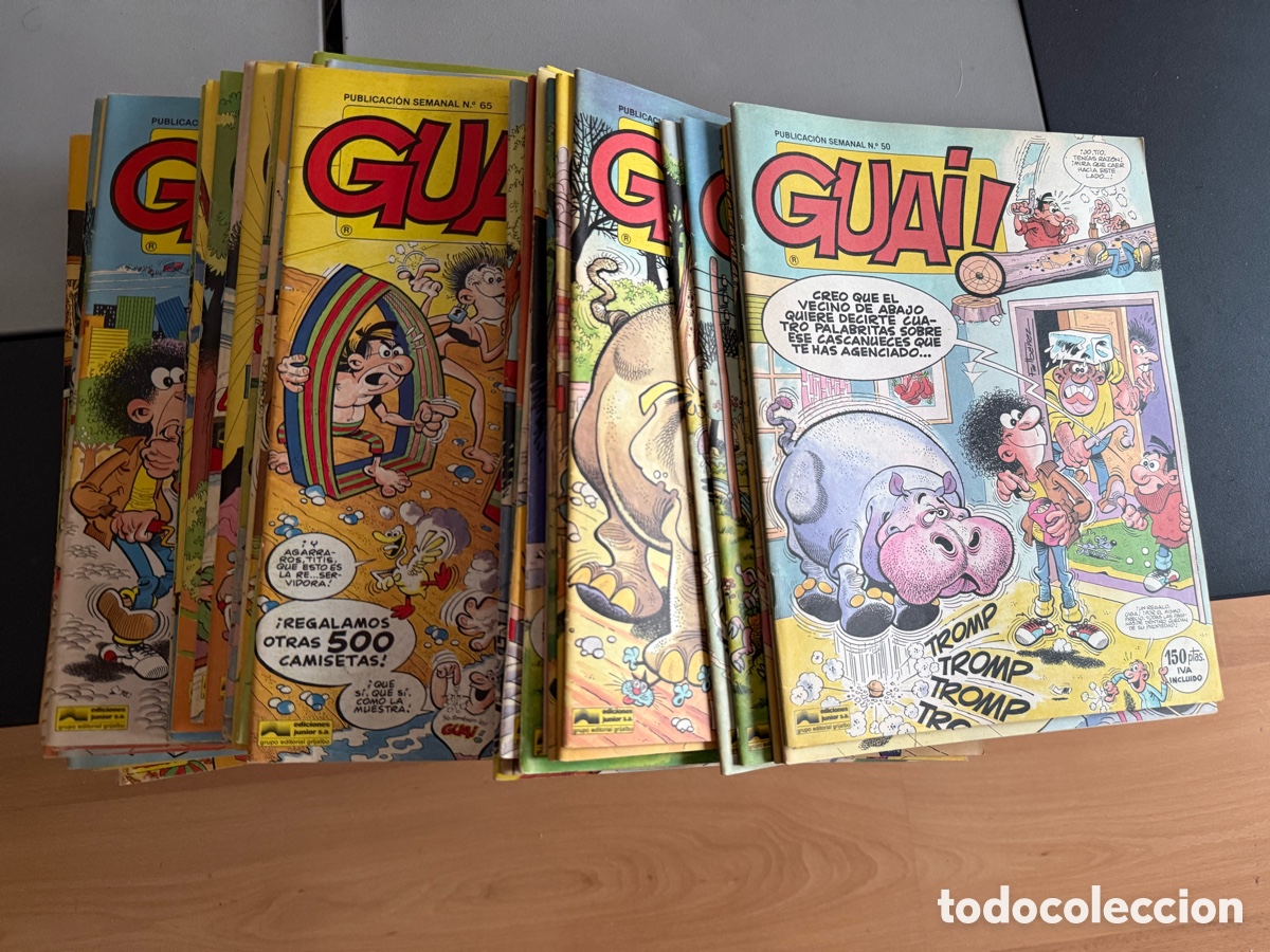 C&oacute;mics: LOTE. 48 Revistas. GUAI ! Buen Estado. Leer listado