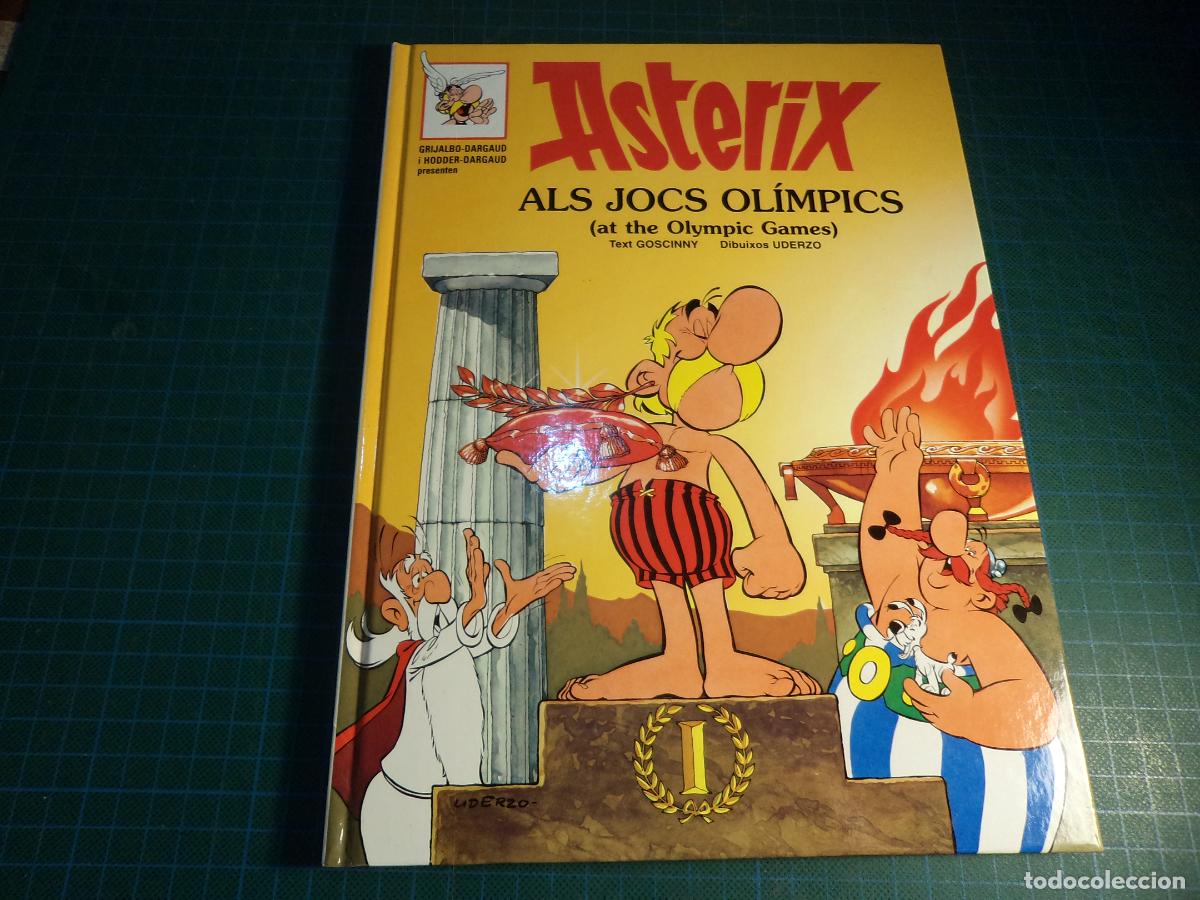C&oacute;mics: Asterix. Als Jocs Olympics (at Olympic Games). Grijalbo. En catal&aacute;n e ingles.