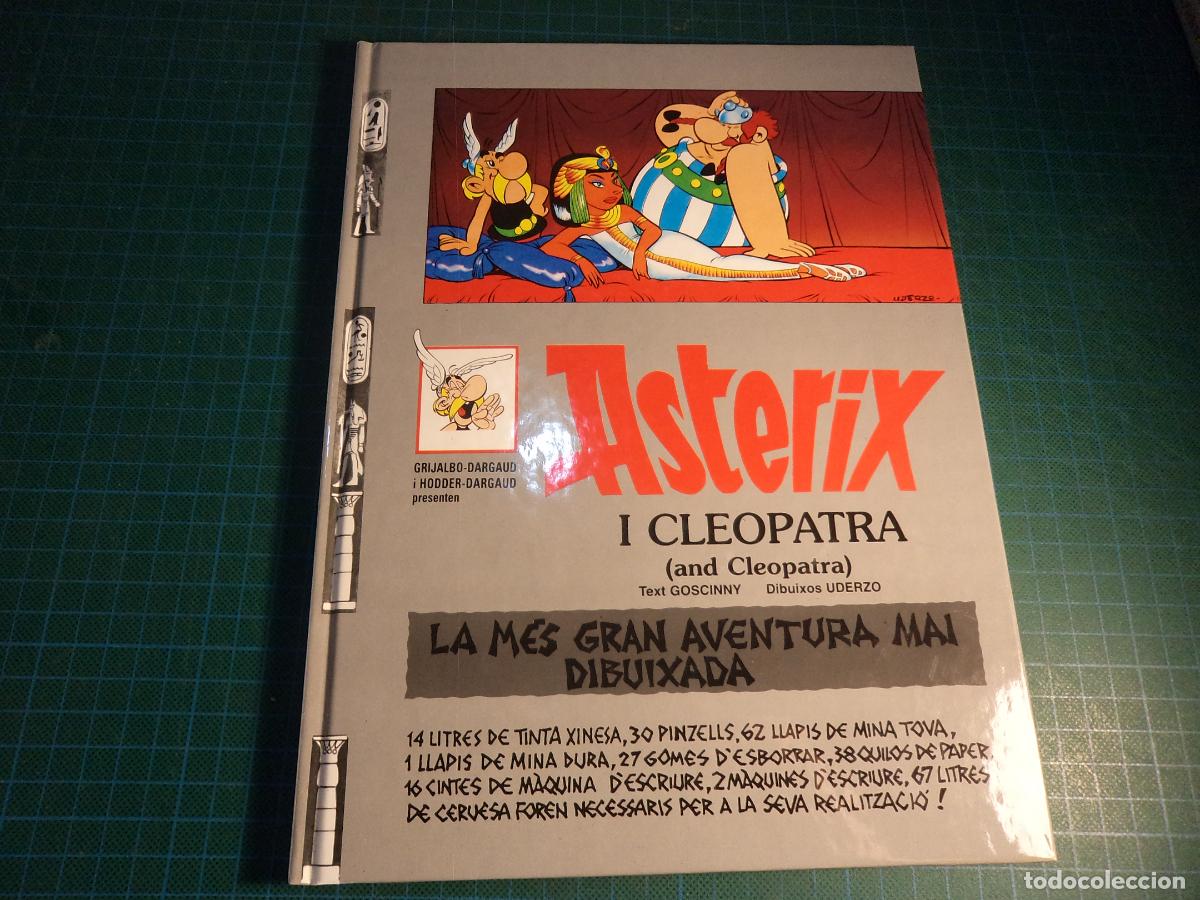 C&oacute;mics: Asterix i Cleopatra. (And Cleopatra). Grijalbo. En catal&aacute;n e ingles.