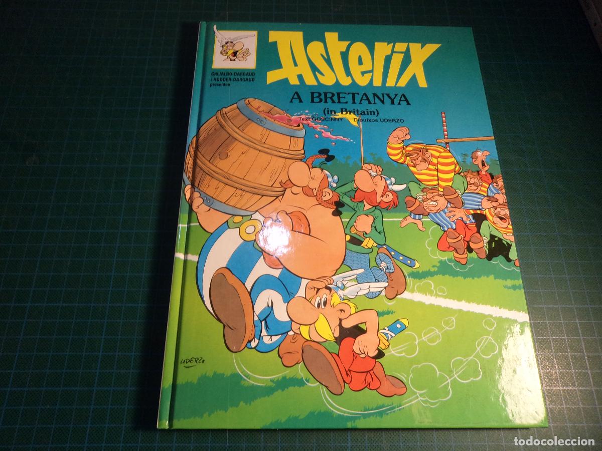 C&oacute;mics: Asterix. A Bretanya. (In Britain). Grijalbo. En catal&aacute;n e ingles.