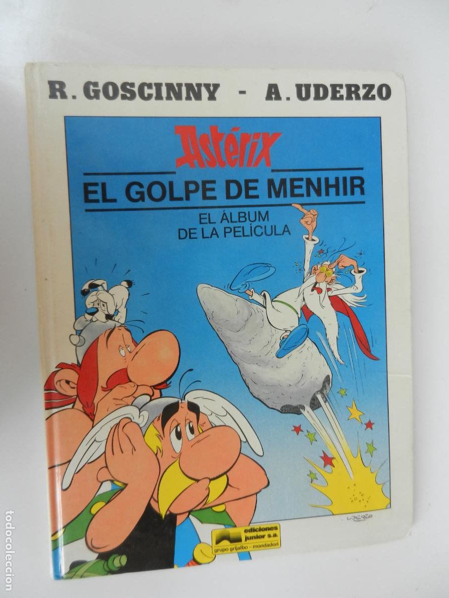 C&oacute;mics: ASTERIX EL GOLPE DE MENHIR -EL ALBUM DE LA PELICULA - GOSCINY - UDERZO - GRIJALBO DARGAUD 1990-