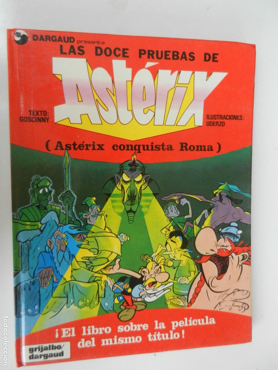 C&oacute;mics: ASTERIX LAS DOCE PRUEBAS -CONQUISTA ROMA - GOSCINY - UDERZO - GRIJALBO -DARGAUD 1989