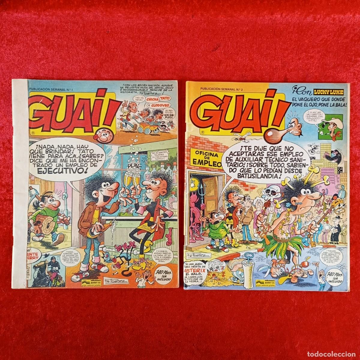 C&oacute;mics: GUAI! - PUBLICACI&Oacute;N SEMANAL - N&ordm; 1 Y 2 - EDICIONES JUNIOR - GRUPO EDITORIAL GRIJALBO / 3186
