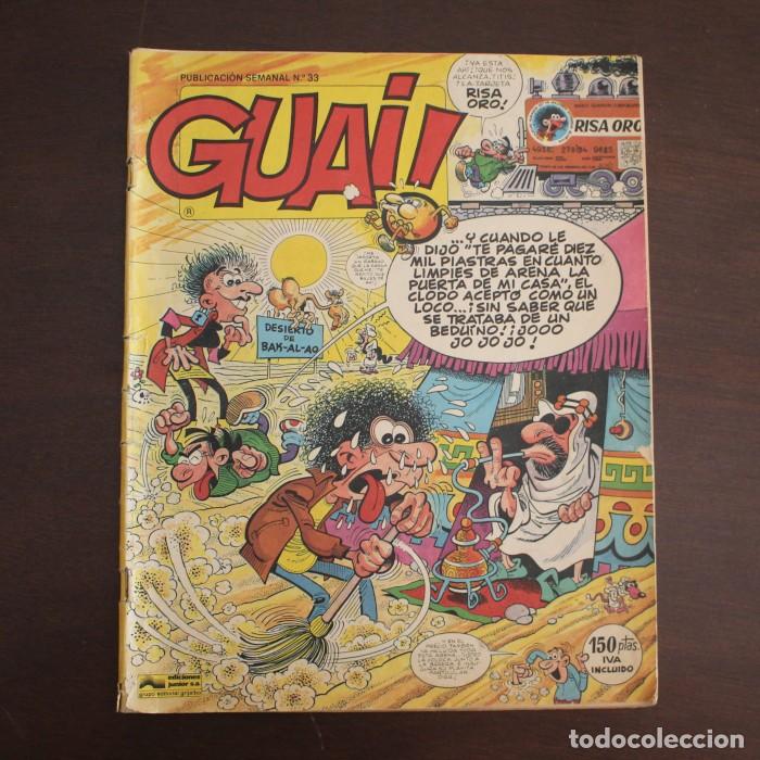 C&oacute;mics: GUAI! 33 CHICHA TATO Y CLODOVEO IBA&Ntilde;EZ MIRLOWE RAF LUCKY LUKE ASTERIX&hellip; GRIJALBO 1986
