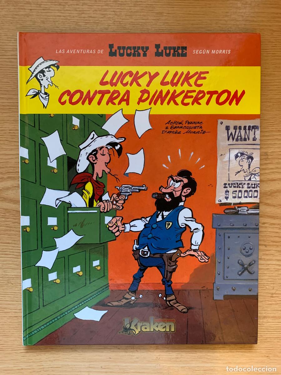 C&oacute;mics: Lucky Luke Contra Pinkerton - Kraken - Excelente Estado