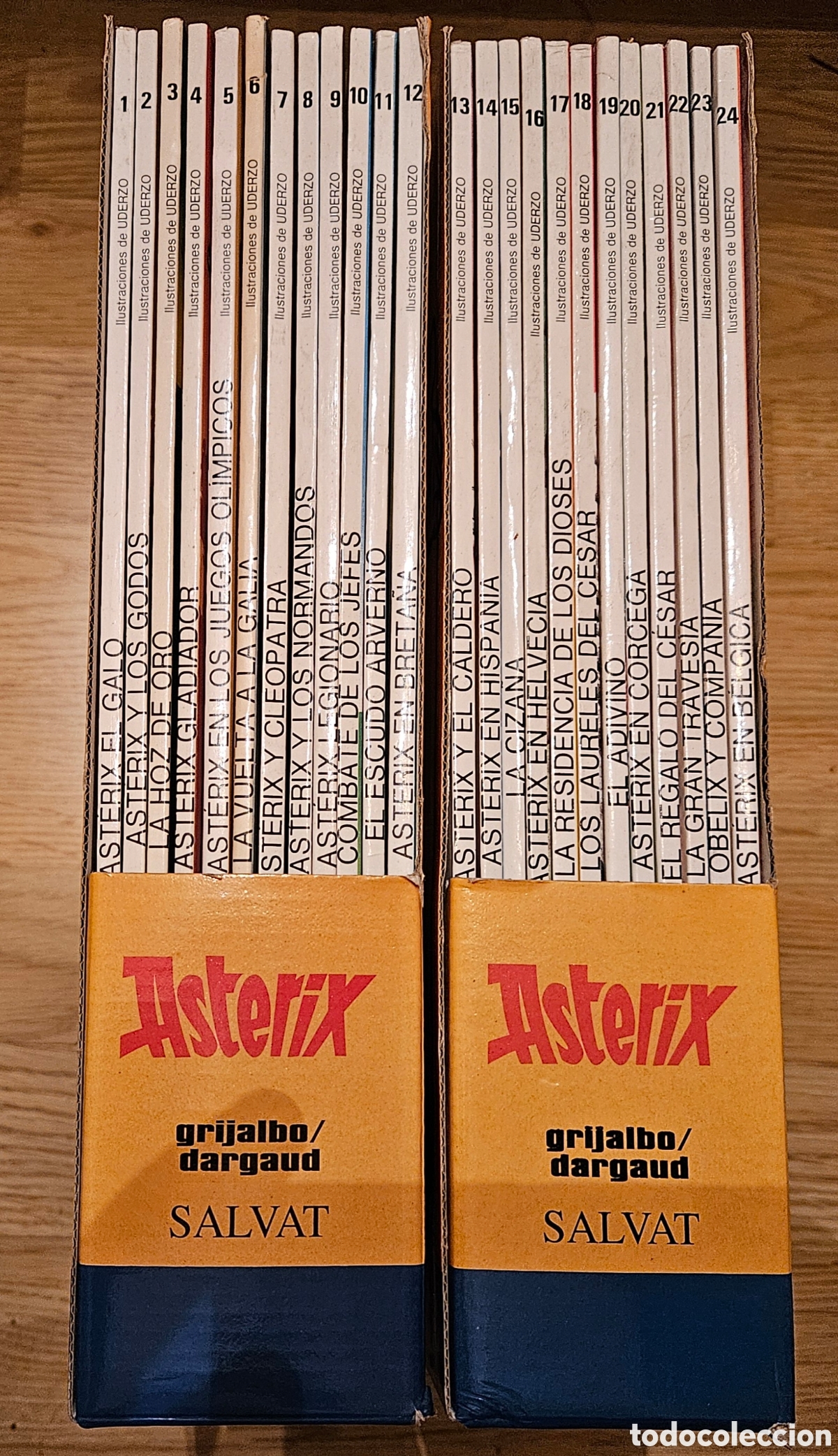 C&oacute;mics: SUPERLOTE 24 C&Oacute;MICS AST&Eacute;RIX Y OB&Eacute;LIX (SALVAT) + 2 ARCHIVADORES + EXTRAS &Eacute;POCA (495 PTAS) - &iexcl;NUEVOS!.
