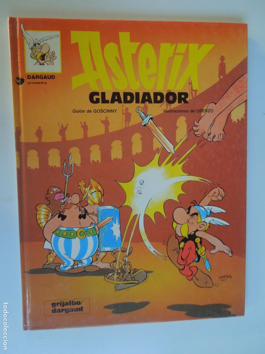 C&oacute;mics: ASTERIX , GLADIATOR - GOSCINY - UDERZO - GRIJALBO-1993 BUEN ESTADO - PASTAS DURAS - EDICION ESPECIA